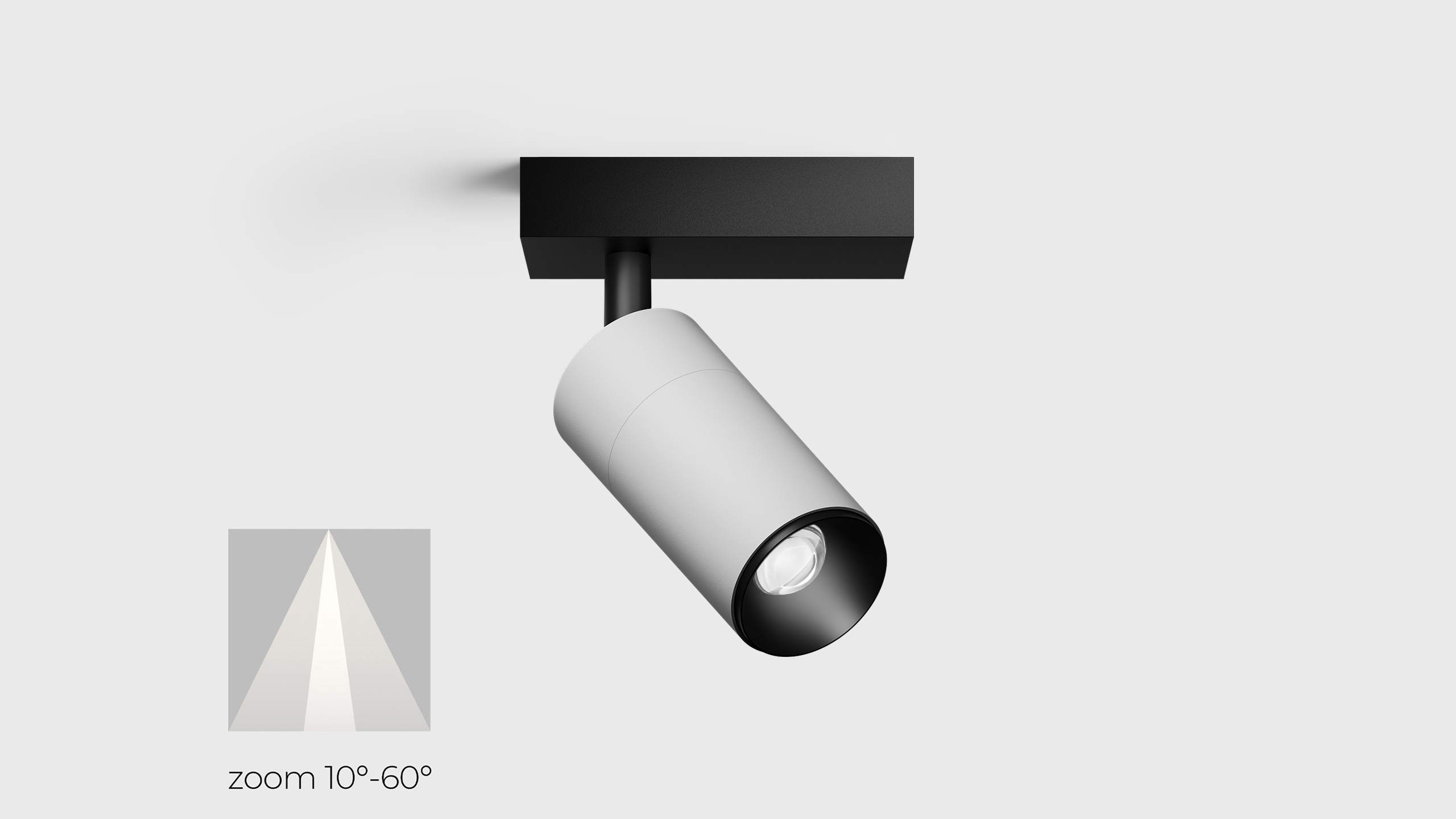 Накладной светильник потолочный LOCUS.CL.SUPERZOOM.WHITE купить в ЦЕНТРСВЕТ