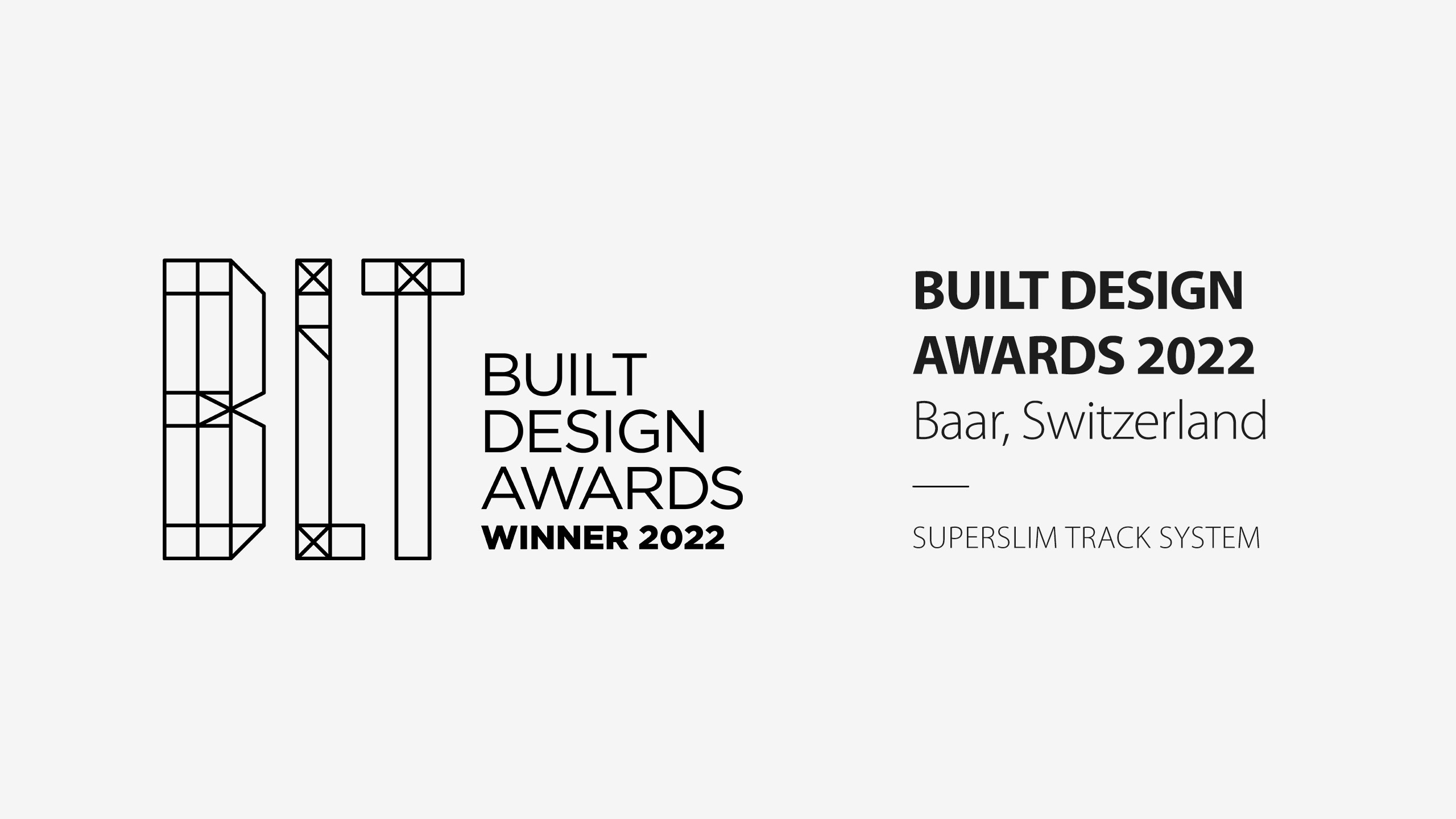 Светильники BUILT DESIGN AWARDS 2022