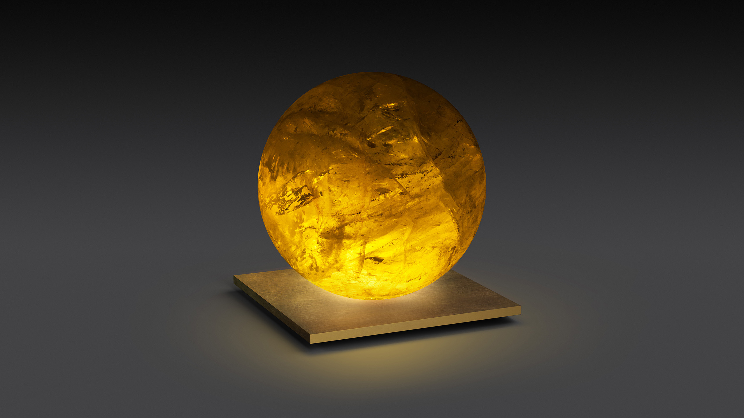 Скульптуры SPHERE LAMP (CITRINE 200)
