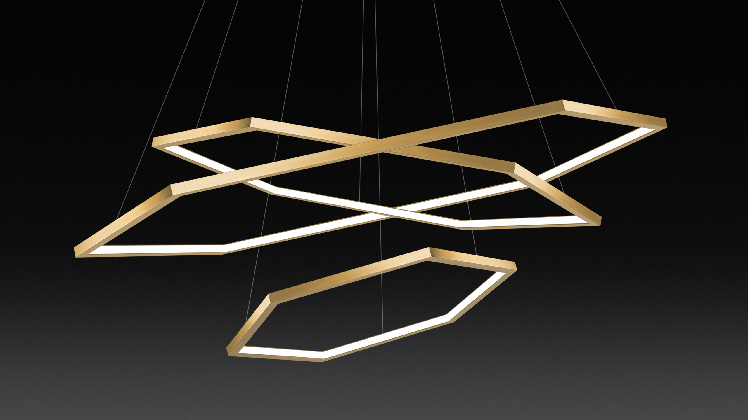  SUSPESO SIX 3 (100% BRASS GOLD)