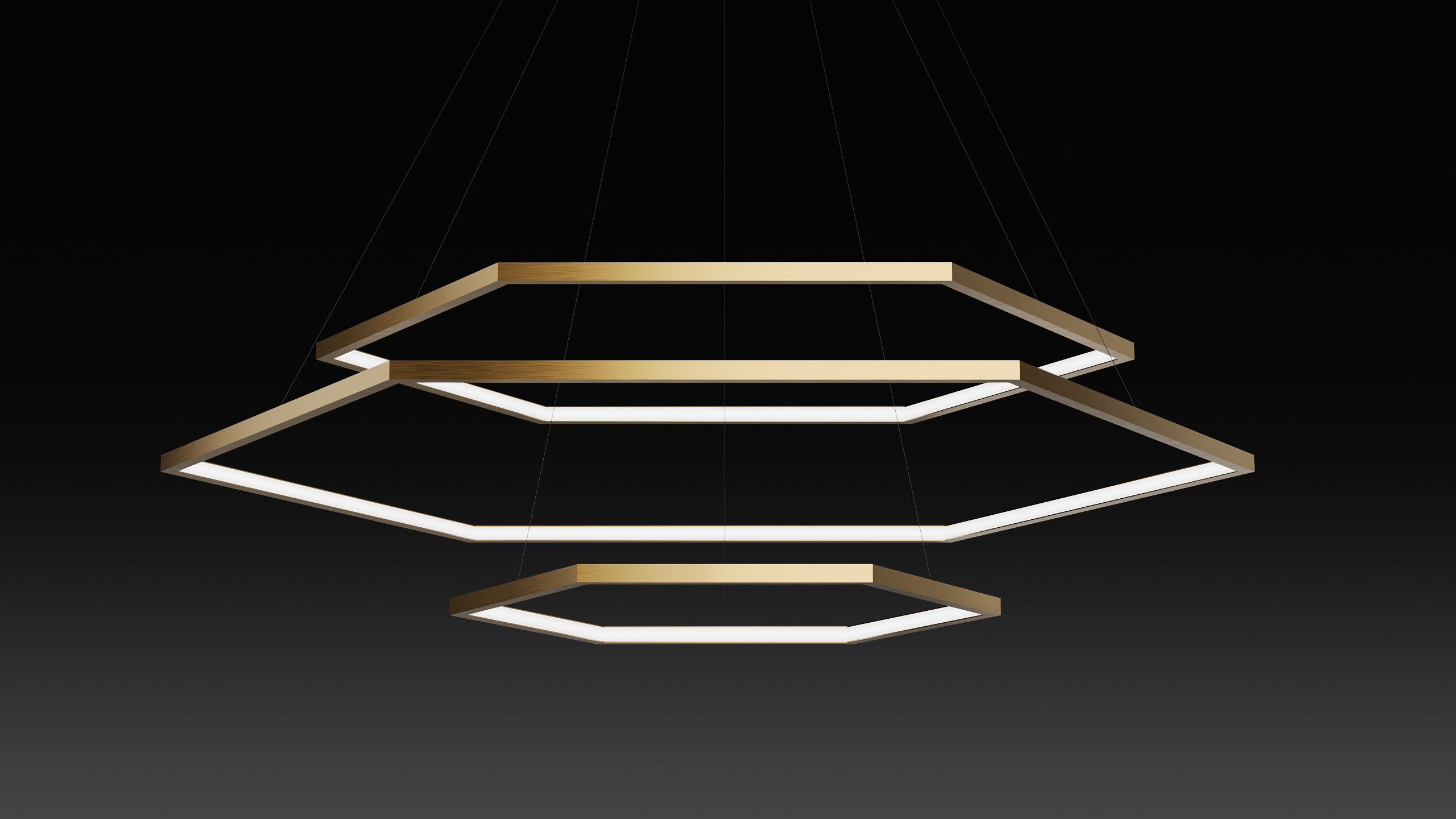 SIX TRIO (100% BRASS GOLD)