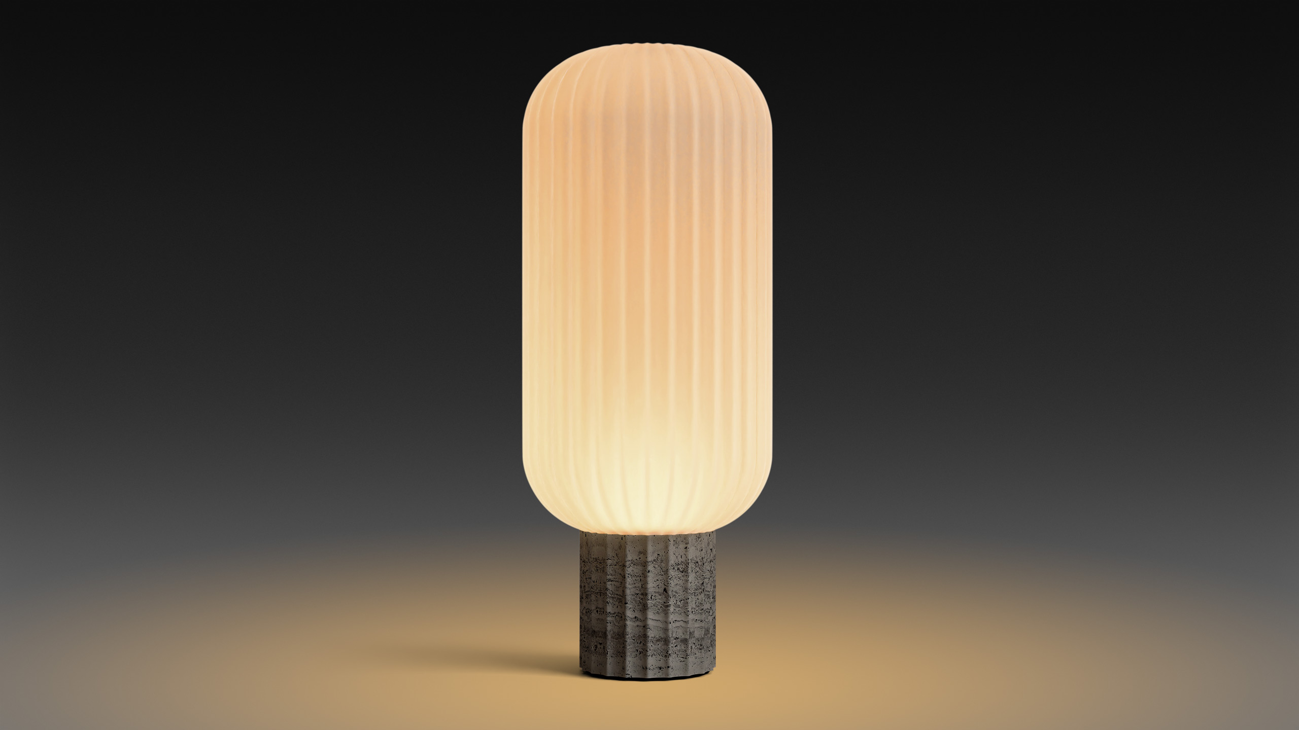 Лампы ROCKMELON LAMP (V) TRAVERTINO