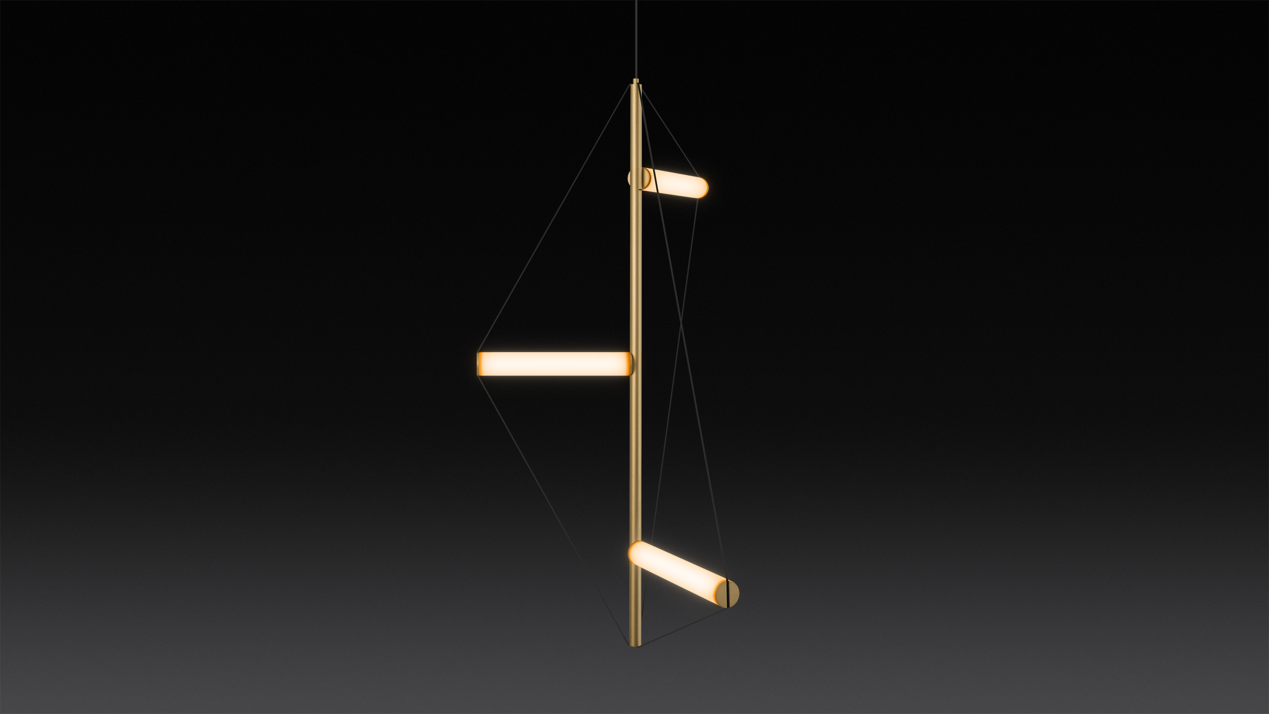  SUSPESO LOZA (100% BRASS GOLD)