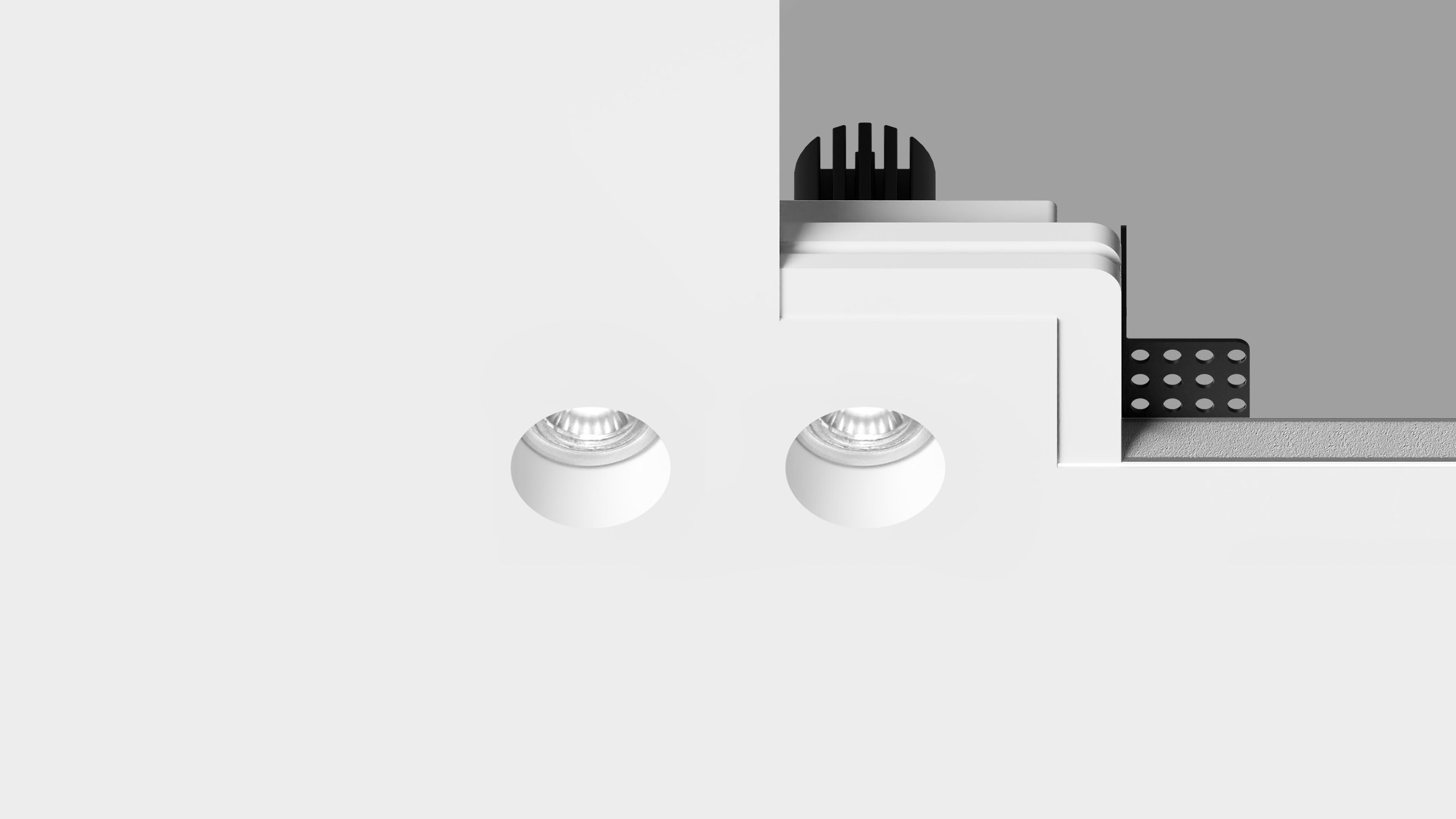 Встраиваемые светильники GYPSUM M24 RND (DUO)