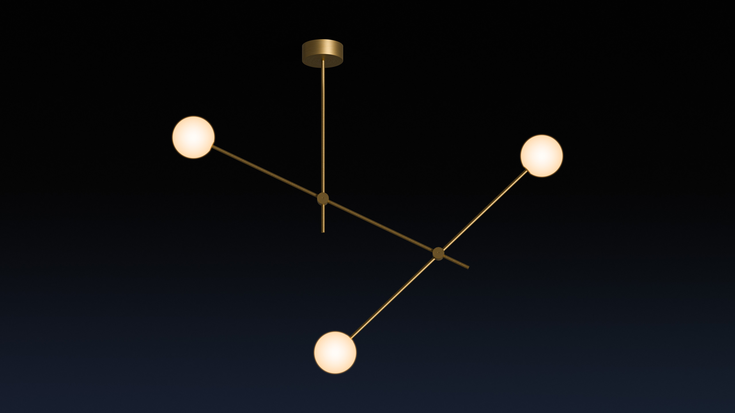 PDNT SHARM ART 3 100% BRASS GOLD