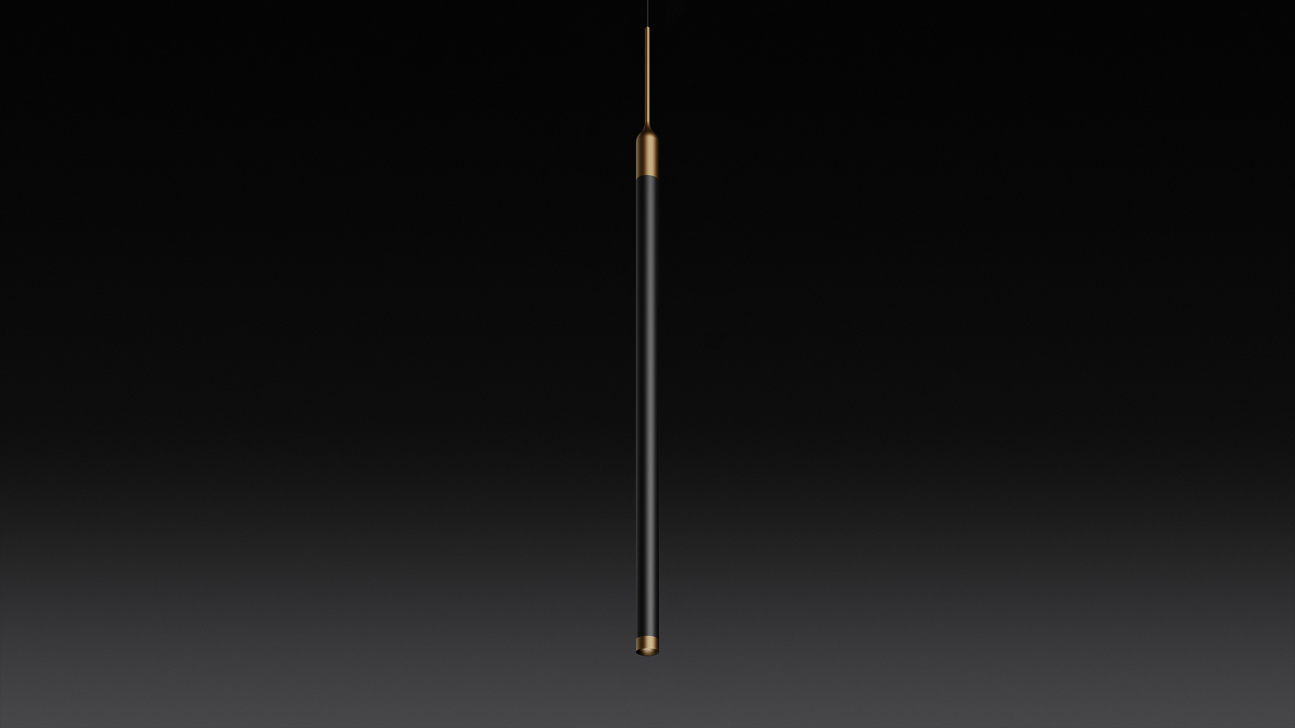  PDNT LOCUS EXXE (PAINT BLACK & PATINA BRASS)