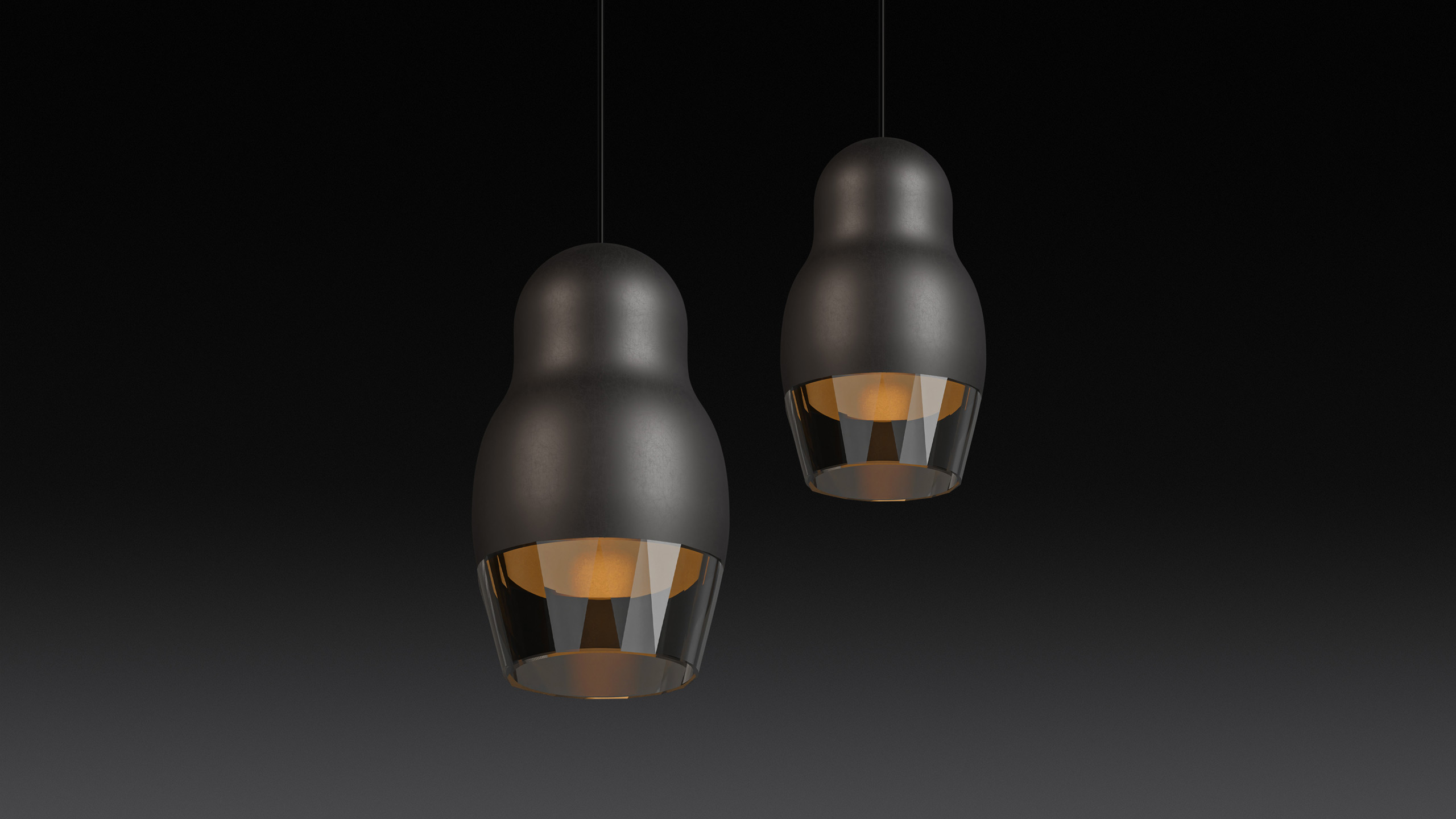 Светильники MATRЁSHKA CRYSTAL POLY