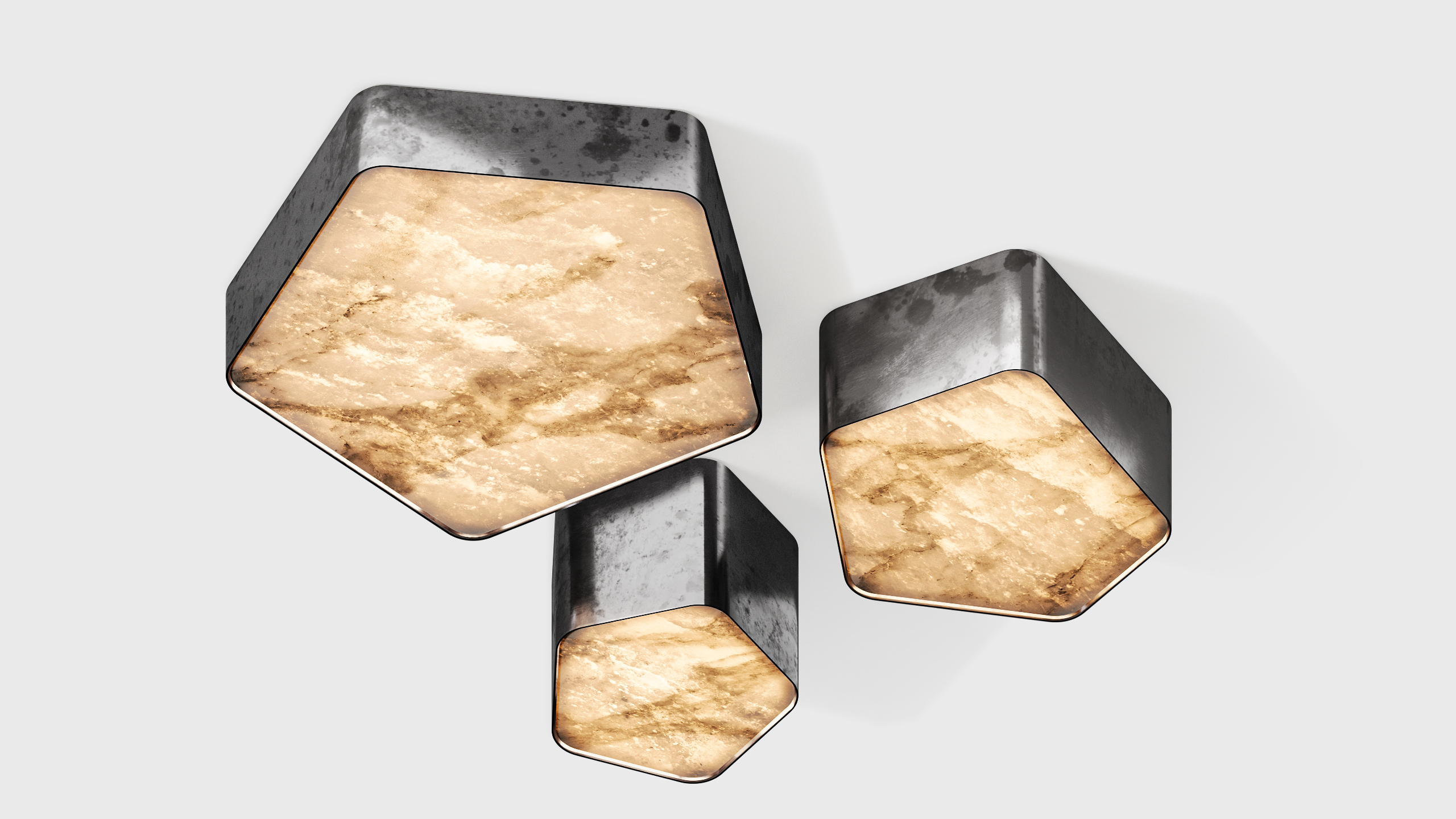  ROYAL MARBLE (CL863) - BRASS OXIDIZED SILVER