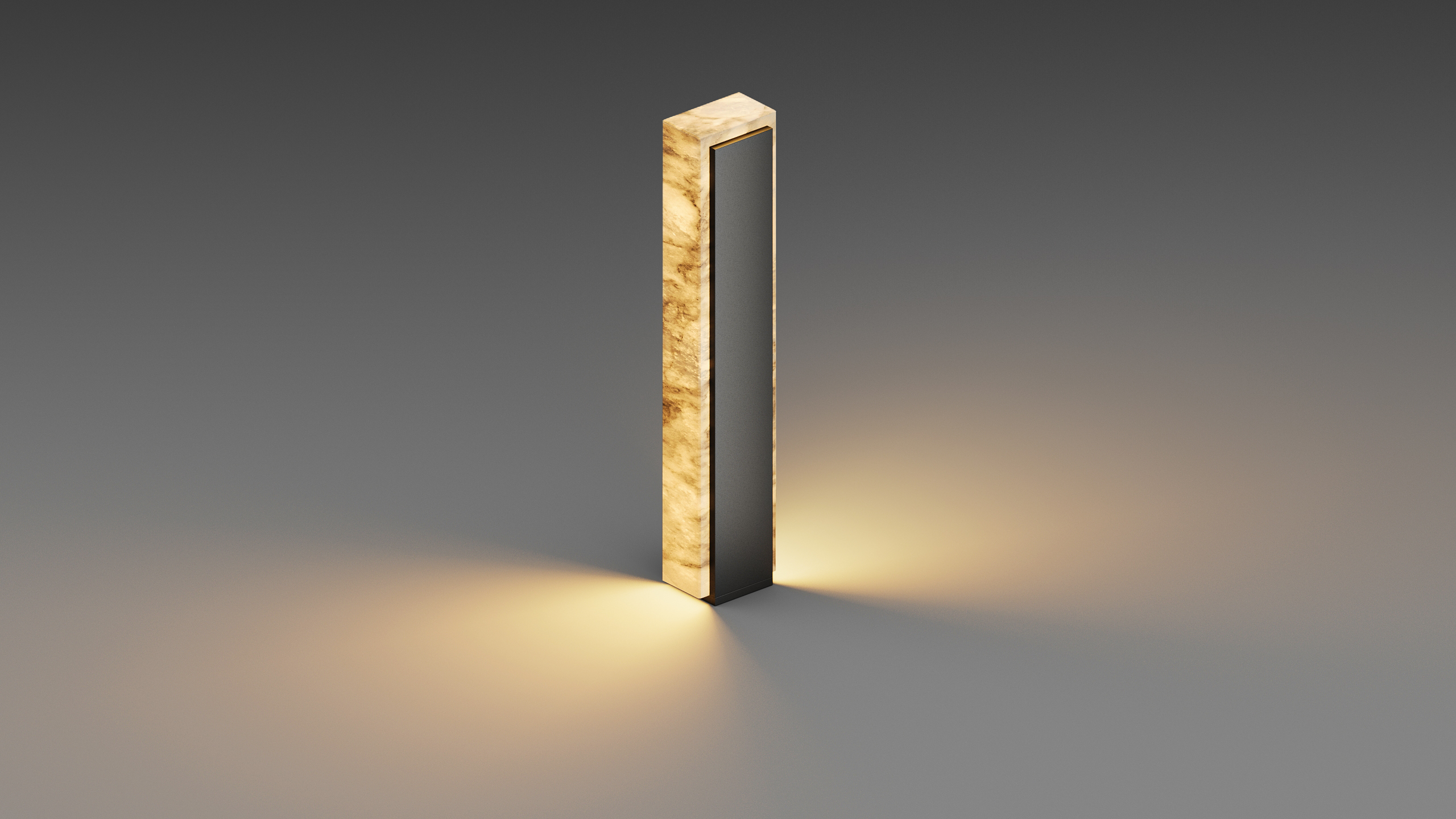 Ландшафтные светильники POST NOTCH MARBLE