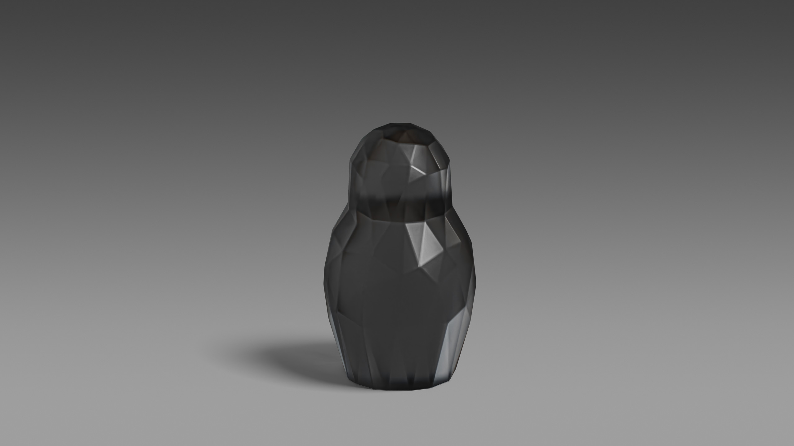 Скульптуры MATRЁSHKA SATIN CRYSTAL (BLACK)