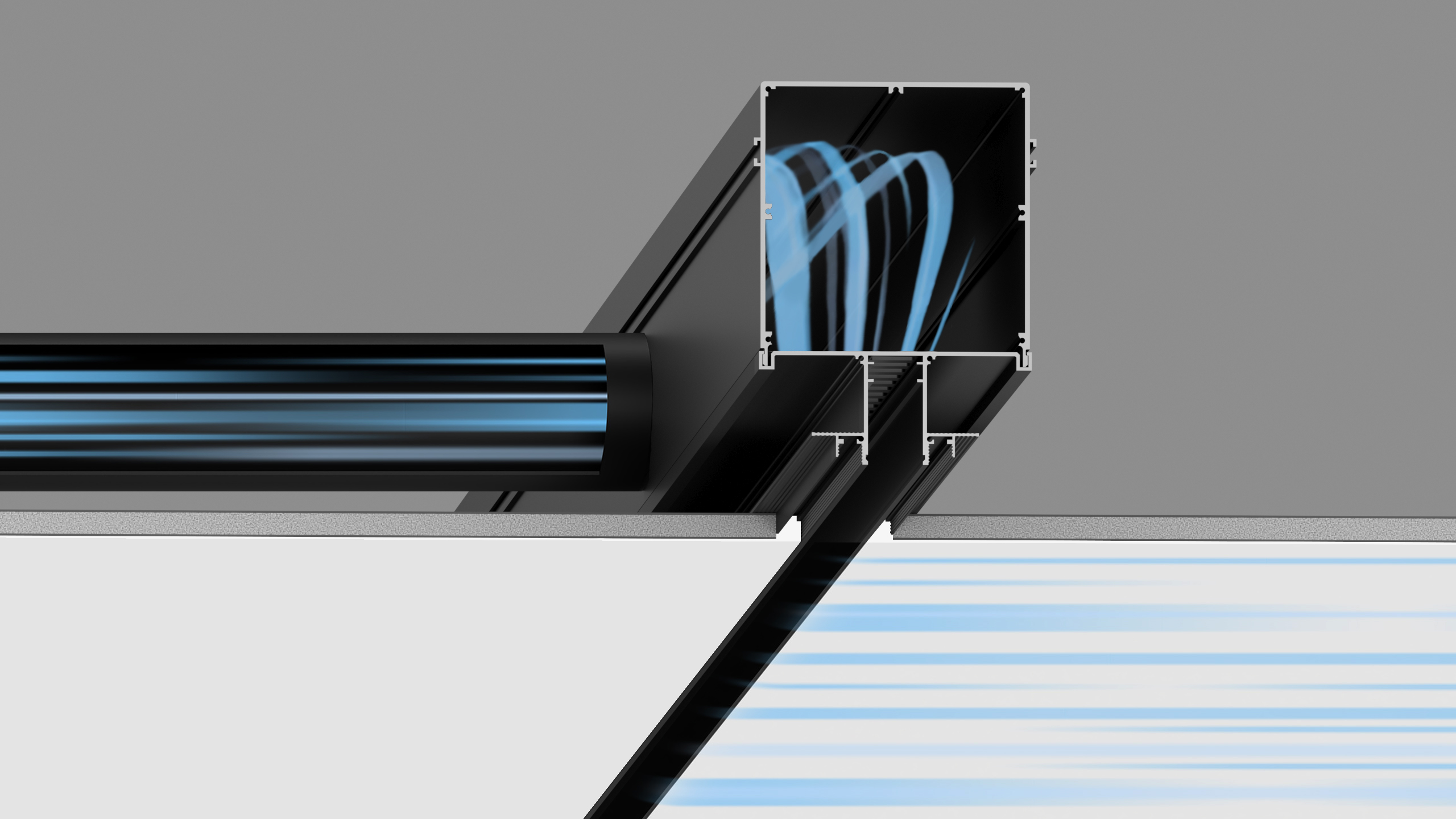 Щелевые диффузоры INFINITY AIR 1CH (A1)