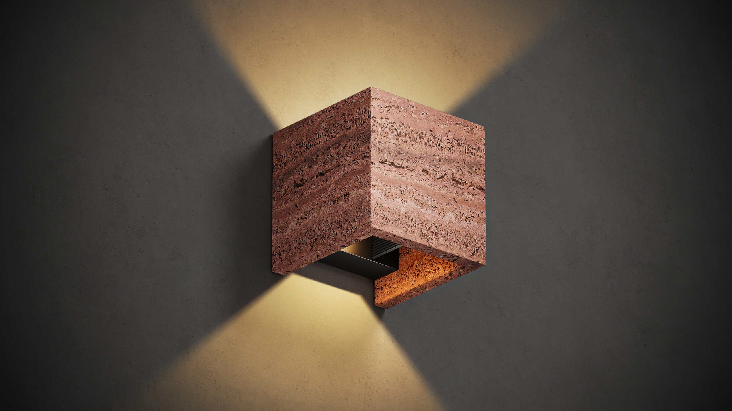  WALL KRAFT (RED TRAVERTINO)