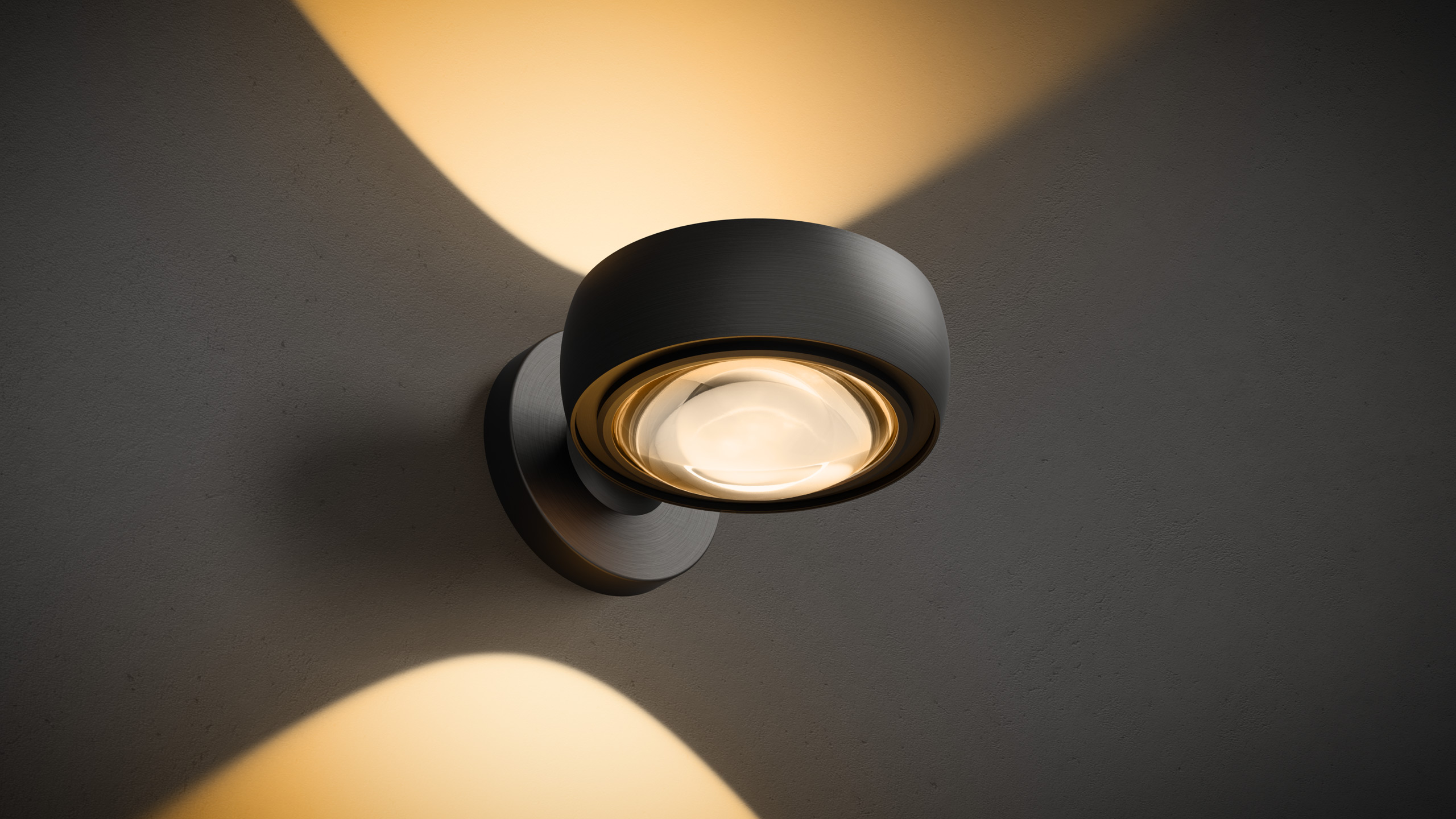  WALL LOOP SHADE 12W (SATIN BLACK)