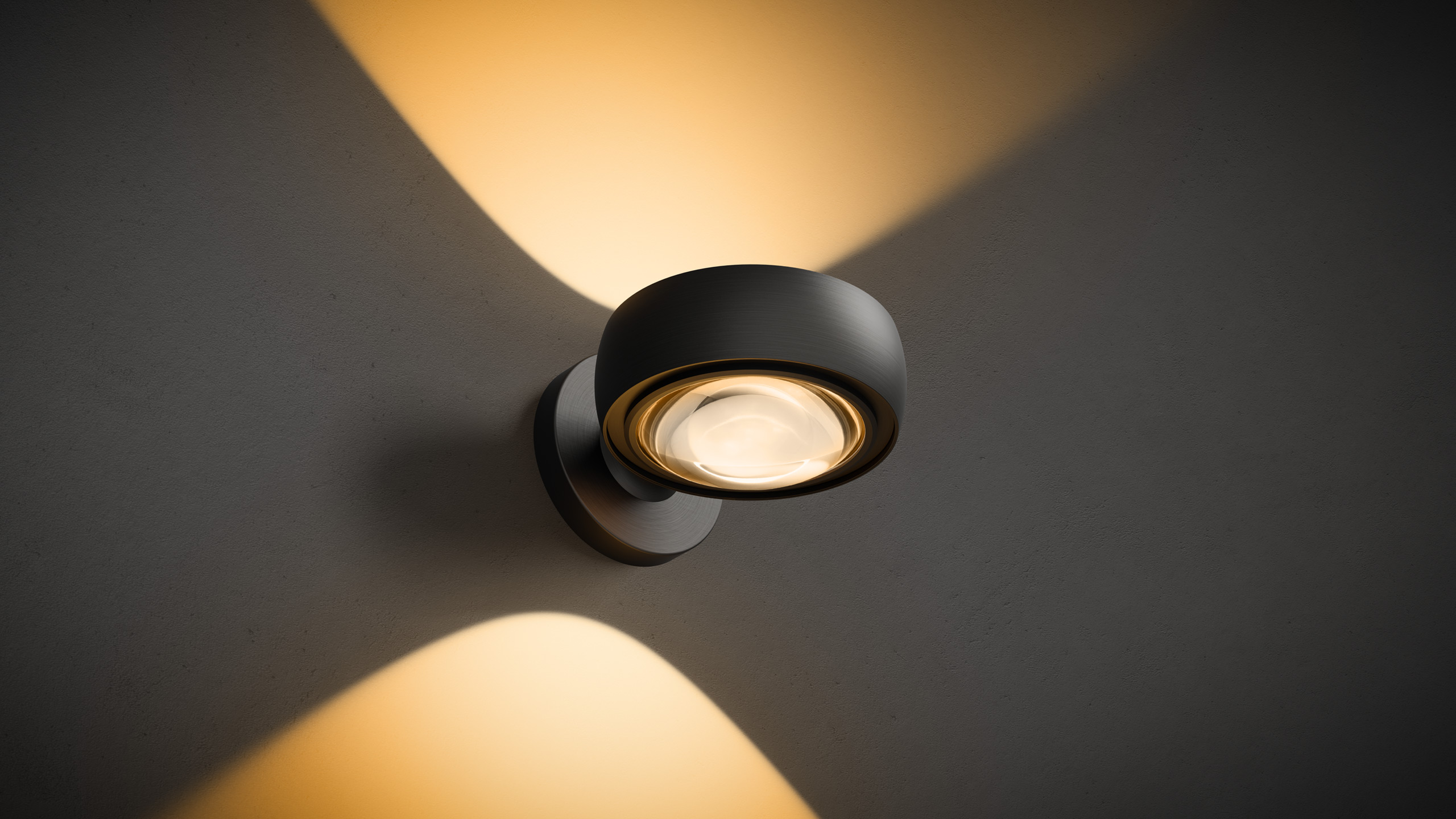  WALL LOOP SHADE 8W (SATIN BLACK)