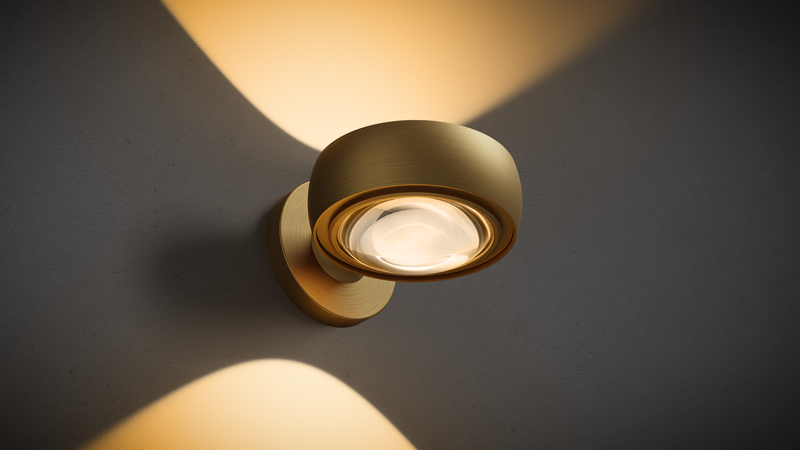  WALL LOOP SHADE 12W (SATIN GOLD)
