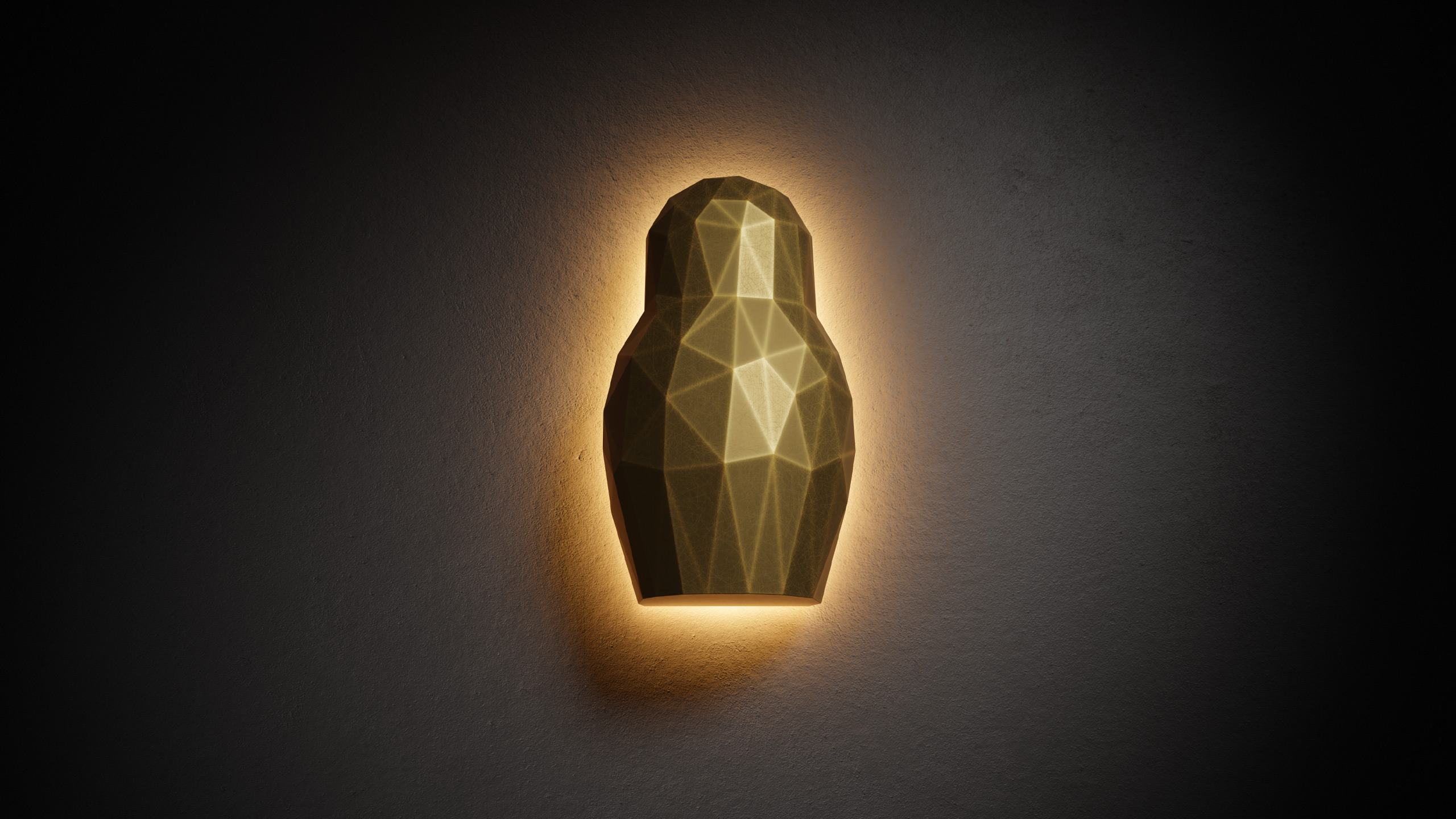 Светильники WALL MATRЁSHKA BRASS (280)