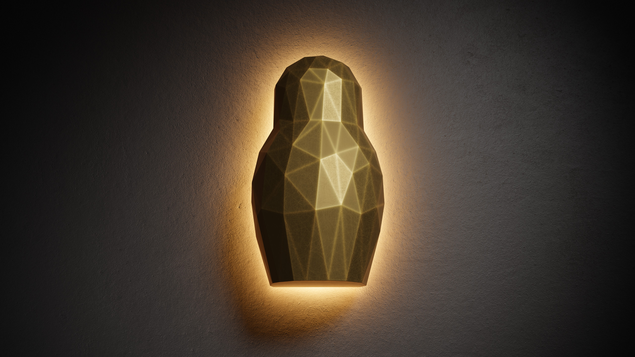 Светильники WALL MATRЁSHKA BRASS (400)